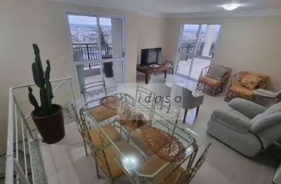Cobertura com 4 dormitórios à venda, 243 m² por r$ 2.015.000,00 - jardim aquarius - são josé dos campos/sp