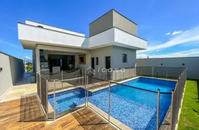 Casa com 3 dormitórios à venda, 210 m² por r$ 1.390.000,00 - condomínio santa mônica - caçapava/sp