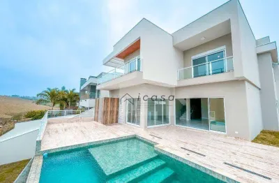 Sobrado com 4 dormitórios à venda, 381 m² por r$ 4.350.000,00 - alphaville - são josé dos campos/sp