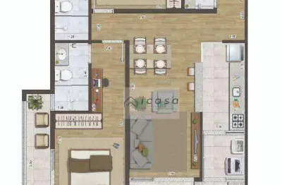 Apartamento com 2 dormitórios à venda, 77 m² por r$ 920.000,00 - itaguá - ubatuba/sp