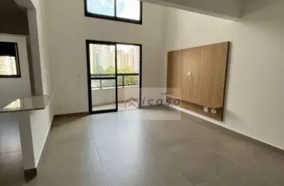 Loft com 1 dormitório, 78 m² - venda por r$ 999.000,00 ou aluguel por r$ 5.253,01/mês - jardim aquarius - são josé dos campos/sp