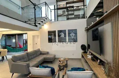 Sobrado com 3 dormitórios para alugar, 310 m² por r$ 13.065,00/mês - residencial ouroville - taubaté/sp