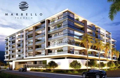Apartamento com 2 dormitórios à venda, 75 m² por r$ 907.000,00 - praia do tenório - ubatuba/sp