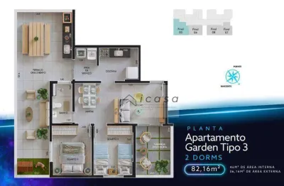 Apartamento com 2 dormitórios à venda, 82 m² por r$ 447.000,00 - jardim uirá - são josé dos campos/sp