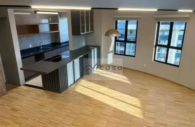 Apartamento duplex com 1 dormitório à venda, 84 m² por r$ 850.000,00 - parque residencial aquarius - são josé dos campos/sp