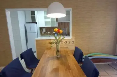 Apartamento com 2 dormitórios à venda, 61 m² por r$ 478.000,00 - balneário cidade atlântica - guarujá/sp
