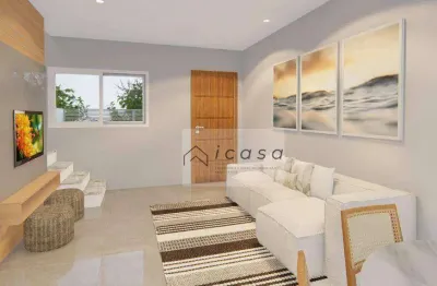 Sobrado com 2 dormitórios à venda, 80 m² por r$ 399.000,00 - massaguaçu - caraguatatuba/sp