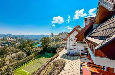 Cobertura com 3 dormitórios à venda, 315 m² por r$ 2.800.000,00 - alto capivari - campos do jordão/sp