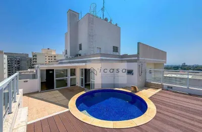 Cobertura com 3 dormitórios à venda, 215 m² por r$ 1.400.000 - jardim esplanada - são josé dos campos/sp