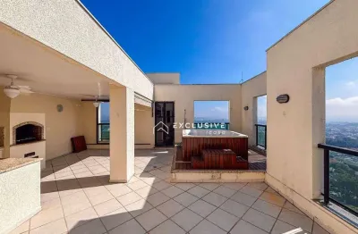 Cobertura com 4 dormitórios à venda, 242 m² por r$ 2.350.000,00 - jardim esplanada ii - são josé dos campos/sp