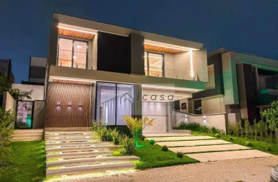 Sobrado com 5 dormitórios à venda, 420 m² por r$ 5.500.000,00 - condomínio residencial alphaville ii - são josé dos campos/sp