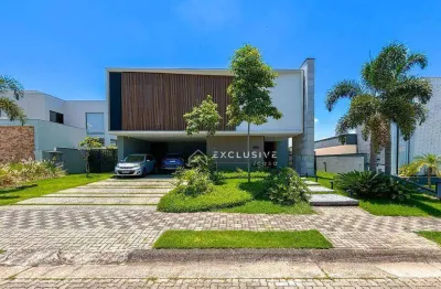 Sobrado com 4 dormitórios à venda, 560 m² por r$ 5.850.000,00 - condomínio reserva do paratehy - são josé dos campos/sp