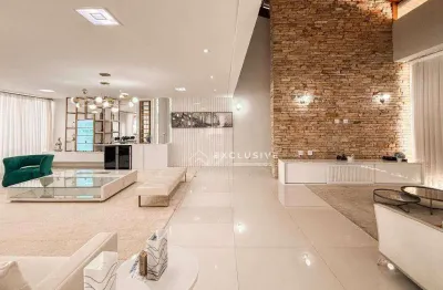 Sobrado com 4 dormitórios à venda, 580 m² por r$ 5.000.000,00 - condomínio reserva do paratehy - são josé dos campos/sp