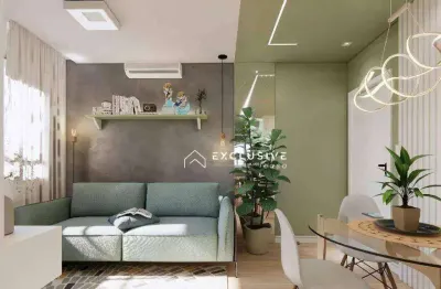 Apartamento com 2 dormitórios à venda, 51 m² por r$ 320.000,00 - jardim das gaivotas - caraguatatuba/sp
