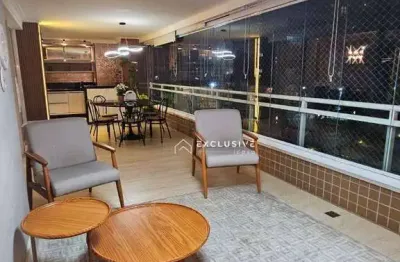 Apartamento com 3 dormitórios à venda, 182 m² por r$ 2.130.000,00 - vila ema - são josé dos campos/sp