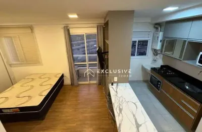 Flat com 1 dormitório à venda, 35 m² por r$ 560.000,00 - condomínio centro empresarial taquari - são josé dos campos/sp