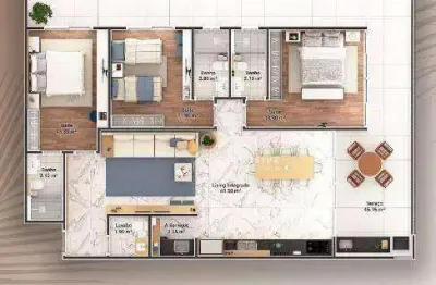 Apartamento com 3 dormitórios à venda, 154 m² por r$ 4.270.000,00 - praia da enseada - ubatuba/sp