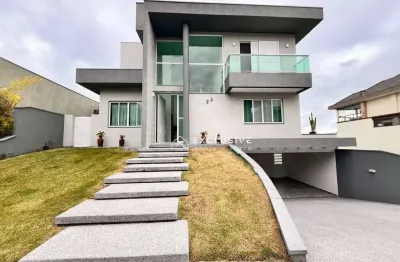Sobrado com 3 dormitórios à venda, 411 m² por r$ 3.400.000,00 - condomínio residencial jaguary - são josé dos campos/sp