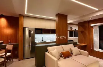 Apartamento com 1 dormitório à venda, 45 m² por r$ 750.000,00 - parque residencial aquarius - são josé dos campos/sp