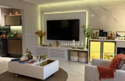 Apartamento com 2 dormitórios à venda, 100 m² por r$ 1.590.000,00 - jardim das indústrias - são josé dos campos/sp