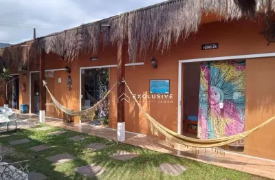 Pousada com 4 dormitórios, 300 m² - venda por r$ 960.000,00 ou aluguel por r$ 8.515,00/mês - taquaral - ubatuba/sp