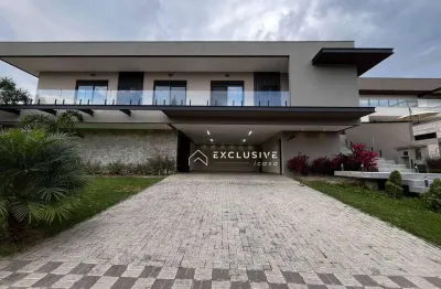 Sobrado com 4 dormitórios, 410 m² - venda por r$ 6.800.000,00 ou aluguel por r$ 30.170,00/mês - reserva do paratehy sul - são josé dos campos/sp