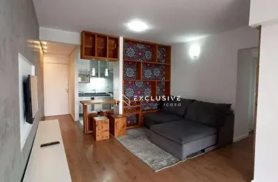 Apartamento com 2 dormitórios para alugar, 65 m² por r$ 5.225,00/mês - jardim aquarius - são josé dos campos/sp