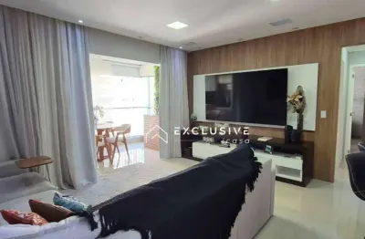 Apartamento com 2 dormitórios, 75 m² - venda por r$ 905.000,00 ou aluguel por r$ 7.198,66/mês - jardim das indústrias - são josé dos campos/sp