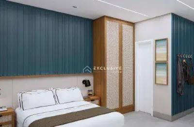 Studio com 1 dormitório à venda, 36 m² por r$ 255.000,00 - perequê-açu - ubatuba/sp