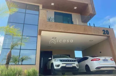 Sobrado com 3 dormitórios à venda, 222 m² por r$ 1.360.000,00 - condominio residencial malibu - caçapava/sp