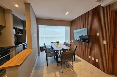 Apartamento com 2 dormitórios à venda, 70 m² por r$ 900.000,00 - toninhas - ubatuba/sp