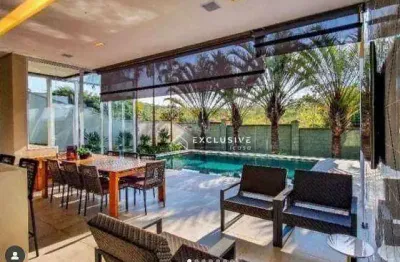 Sobrado com 3 dormitórios à venda, 400 m² por r$ 4.900.000,00 - condomínio residencial alphaville i - são josé dos campos/sp