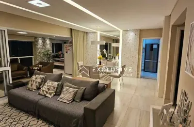 Apartamento com 4 dormitórios à venda, 184 m² por r$ 2.900.000,00 - jardim aquarius - são josé dos campos/sp