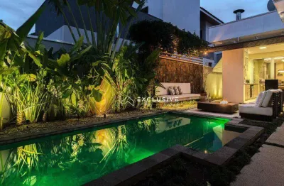 Casa térrea mobiliada no green park taubaté — piscina aquecida e design contemporâneo