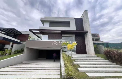 Sobrado com 4 dormitórios à venda, 373 m² por r$ 4.200.000,00 - condomínio residencial alphaville i - são josé dos campos/sp