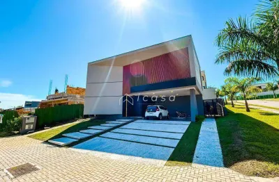 Casa com 4 dormitórios à venda, 483 m² por r$ 4.040.000,00 - condomínio residencial alphaville ii - são josé dos campos/sp