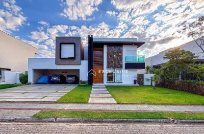 Casa com 5 dormitórios à venda, 507 m² por r$ 7.800.000,00 - condomínio chácara serimbura - são josé dos campos/sp