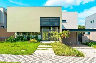 Casa com 4 dormitórios à venda, 384 m² por r$ 4.500.000,00 - condomínio reserva do paratehy - são josé dos campos/sp