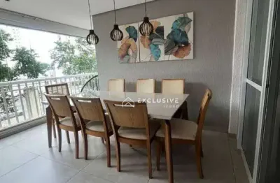 Apartamento com 3 dormitórios para alugar, 90 m² por R$ 6.260,00/mês - Jardim Aquarius - São José dos Campos/SP