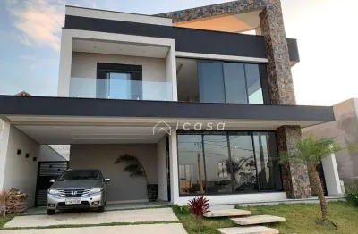 Sobrado com 4 dormitórios à venda, 250 m² por r$ 2.050.000,00 - condomínio terras do vale - caçapava/sp