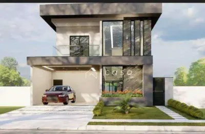 Sobrado com 3 dormitórios à venda, 167 m² por r$ 1.180.000,00 - condominio residencial malibu - caçapava/sp