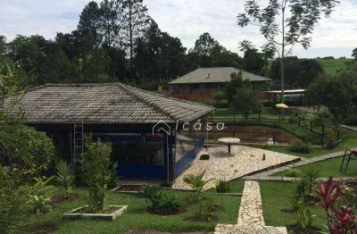 Chácara com 4 dormitórios à venda, 5960 m² por r$ 1.100.000,00 - tataúba - caçapava/sp