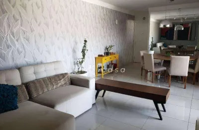 Apartamento com 3 dormitórios à venda, 110 m² por r$ 640.000,00 - edifício placere - taubaté/sp