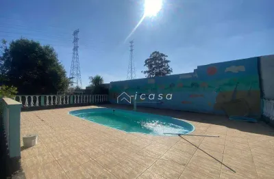 Chácara com 2 dormitórios à venda, 1700 m² por r$ 477.000,00 - sítio portal vila rica - caçapava/sp