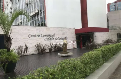 Sala + 1 vaga de garabem à venda, 41 m² por r$ 198.000 - centro - joinville/sc