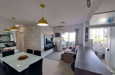 Apartamento mobiliado com 2 dorm. (1 suíte)  para alugar, 67 m² por r$ 3.500/mês (tudo incluso) - iririú - joinville/sc