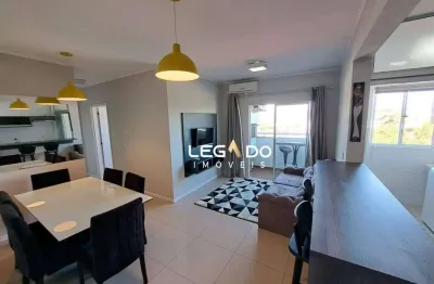 Apartamento mobiliado com 2 dorm. (1 suíte)  para alugar, 67 m² por r$ 3.500/mês (tudo incluso) - iririú - joinville/sc