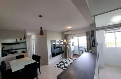 Apartamento mobiliado com 2 dorm. (1 suíte)  para alugar, 67 m² por r$ 3.500/mês (tudo incluso*) - iririú - joinville/sc