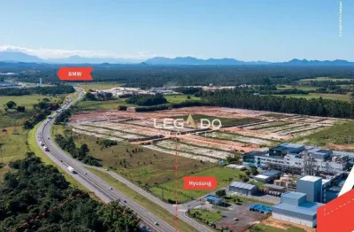 Terreno industrial à venda, 2000 m² a partir de r$ 1.000.000 - rainha - araquari/sc