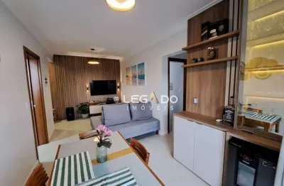 Apartamento mobiliado com 2 dorm. (1 suíte) à venda, 66 m² por r$ 480.000 - iririú - joinville/sc